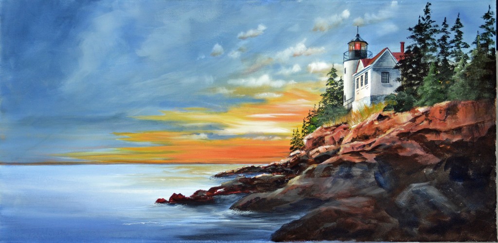 Bass Harbor light finished